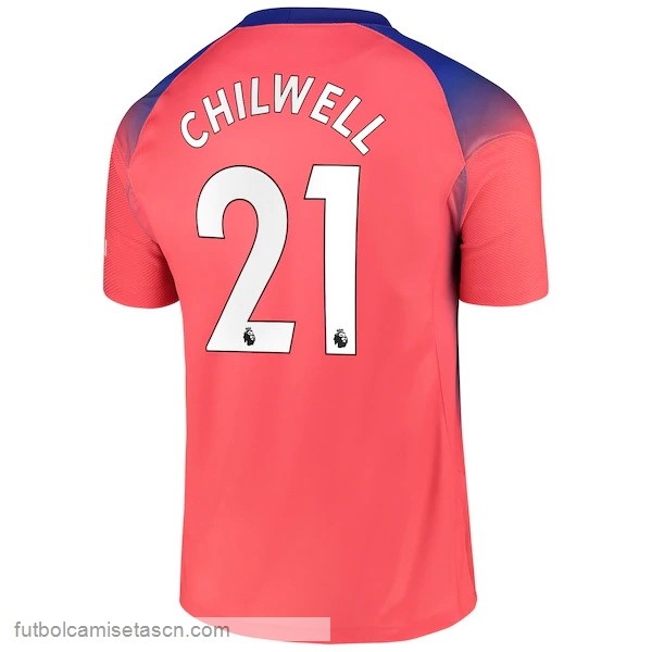 Camiseta Chelsea NO.21 Chilwell 3ª 2020/21 Naranja